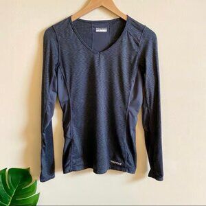 MARMOT Long Sleeve Athletic Running Shirt Heather Gray Size Small